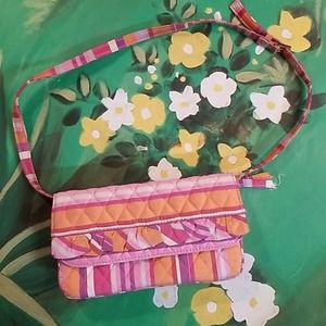 Vera Bradley clutch cross body clutch purse